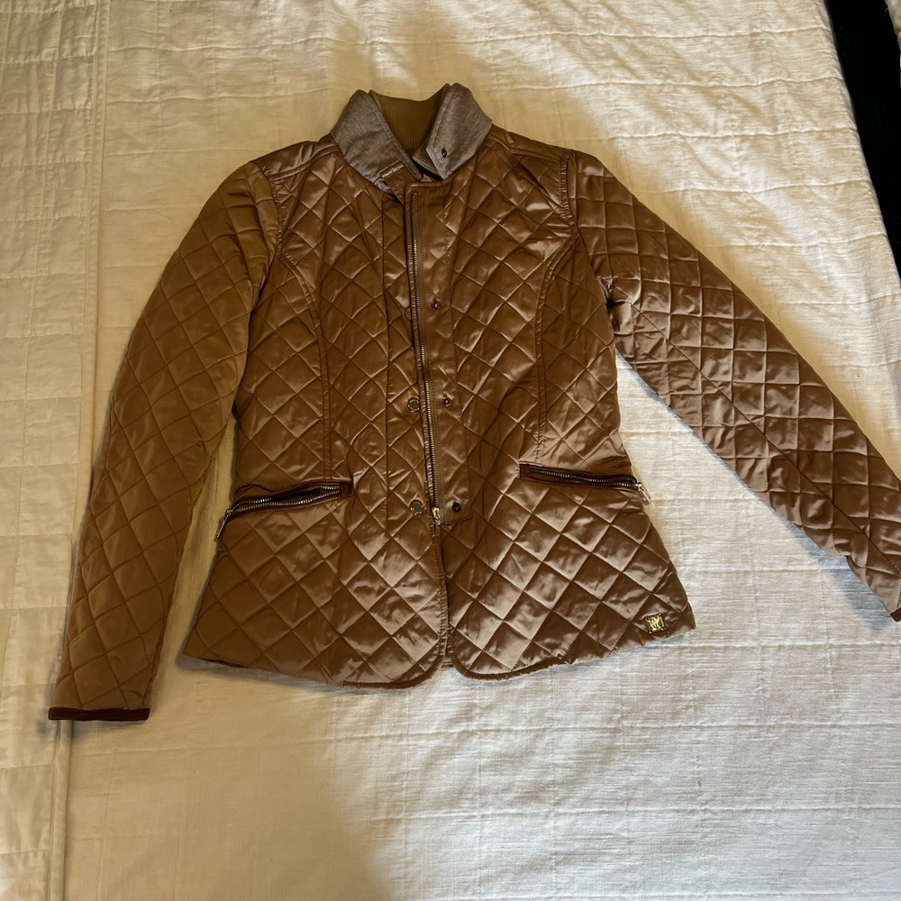 Tan / Beige Massimo Dutto Quilted Jacket